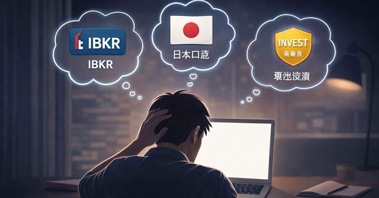 ♯19:海外駐在中にIBKRを使うか悩んだ話。“やらなかった選択肢”と、その理由。｜ナシレマパパの駐在日記<マレーシア×製造業×家族>