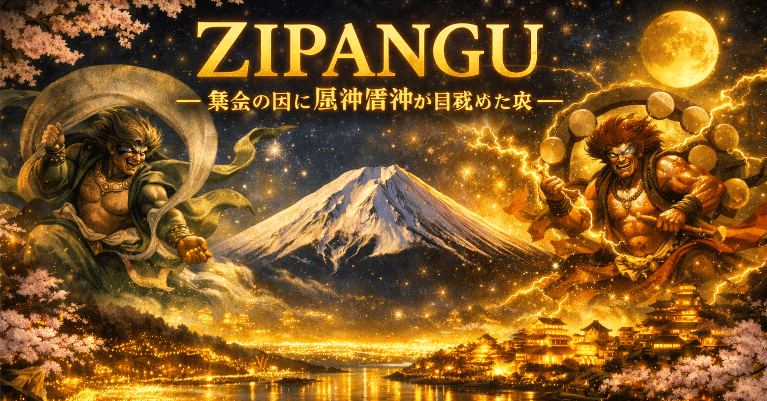 風神雷神 ZIPANGU ― 黄金の国に風神雷神が目覚めた夜｜美濃尾張と金華山の覚醒