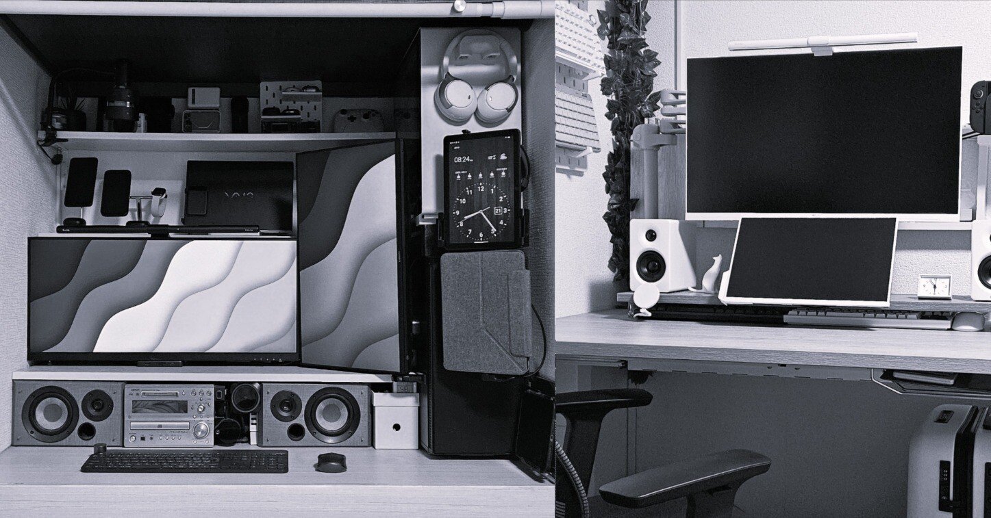 作業効率を「解像度」で。左右・上下のマルチモニター環境が守る『思考