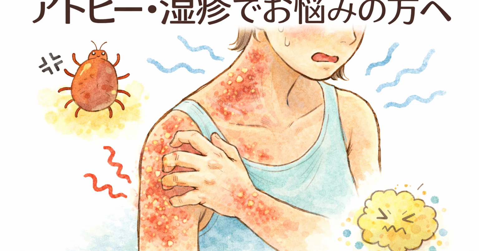 アトピー・湿疹でお悩みの方へ｜k0280