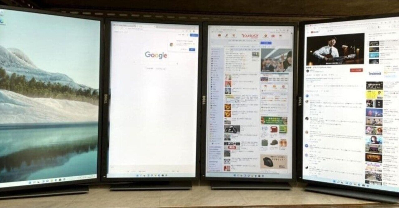 DELL P2217H 4台セットで実現する効率最大化！21.5インチHDMIモニター