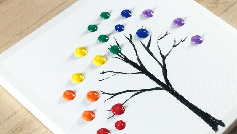 アクリル絵の具を使用した虹色の木の描き方 初心者が簡単に絵を描く方法 Junya Art Note アクリル絵の具を使用した虹色の木の描き方 初心者が簡単に絵を描く方法 Junya Art Note