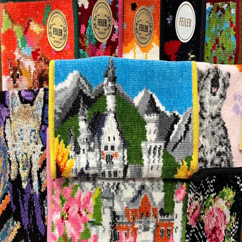 画家 BIGハンカチコレクション 私のハンカチコレクション（主にフェイラー）🎄其の肆🎄｜komakoko
