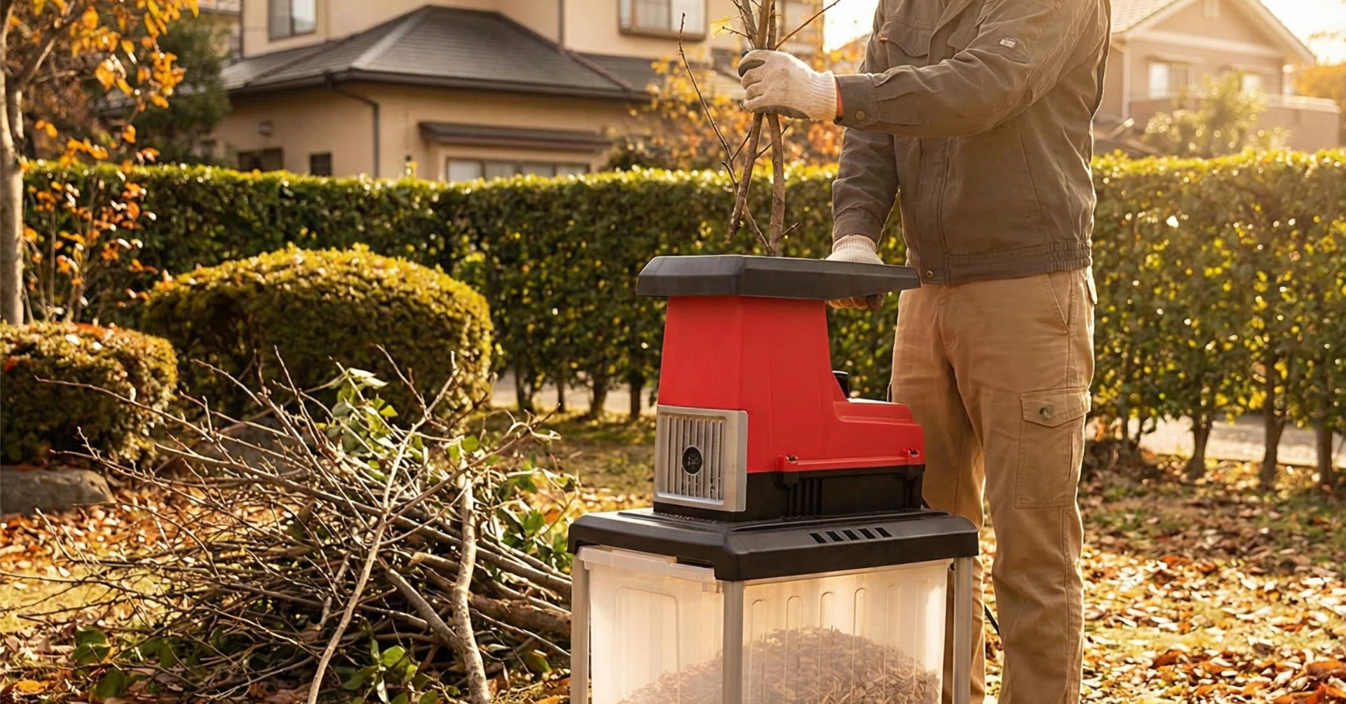 年末の大掃除を最速で！45mmの太枝も砕く「電動ガーデンシュレッダー 