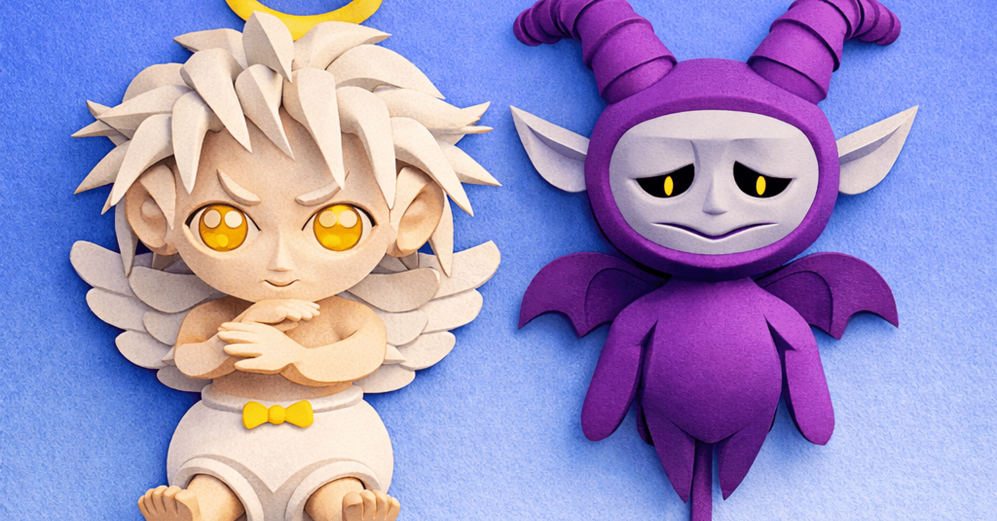 絵本「てんしとあくま」天使が悪魔を退治する話｜大西 武(作家