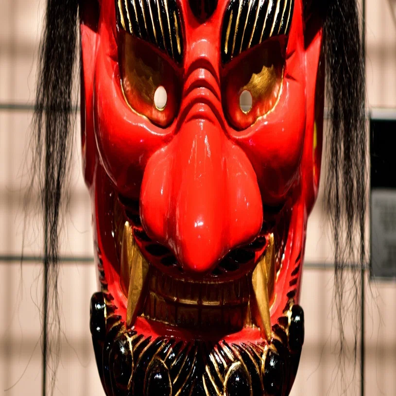 The Red-Faced Divine Messenger, the Sakaki-Oni and the Dance of 