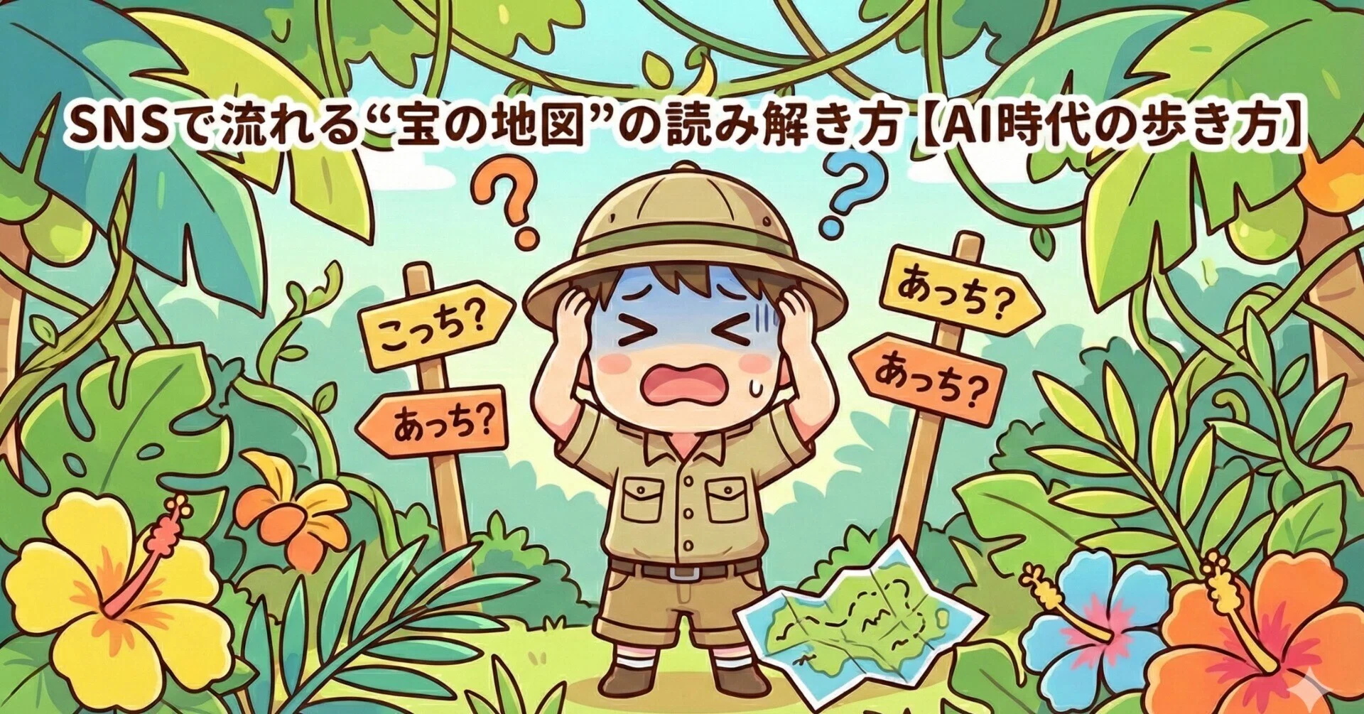 任天堂の後輩が教えてくれた…」SNSで流れる“宝の地図”の読み解き方【AI
