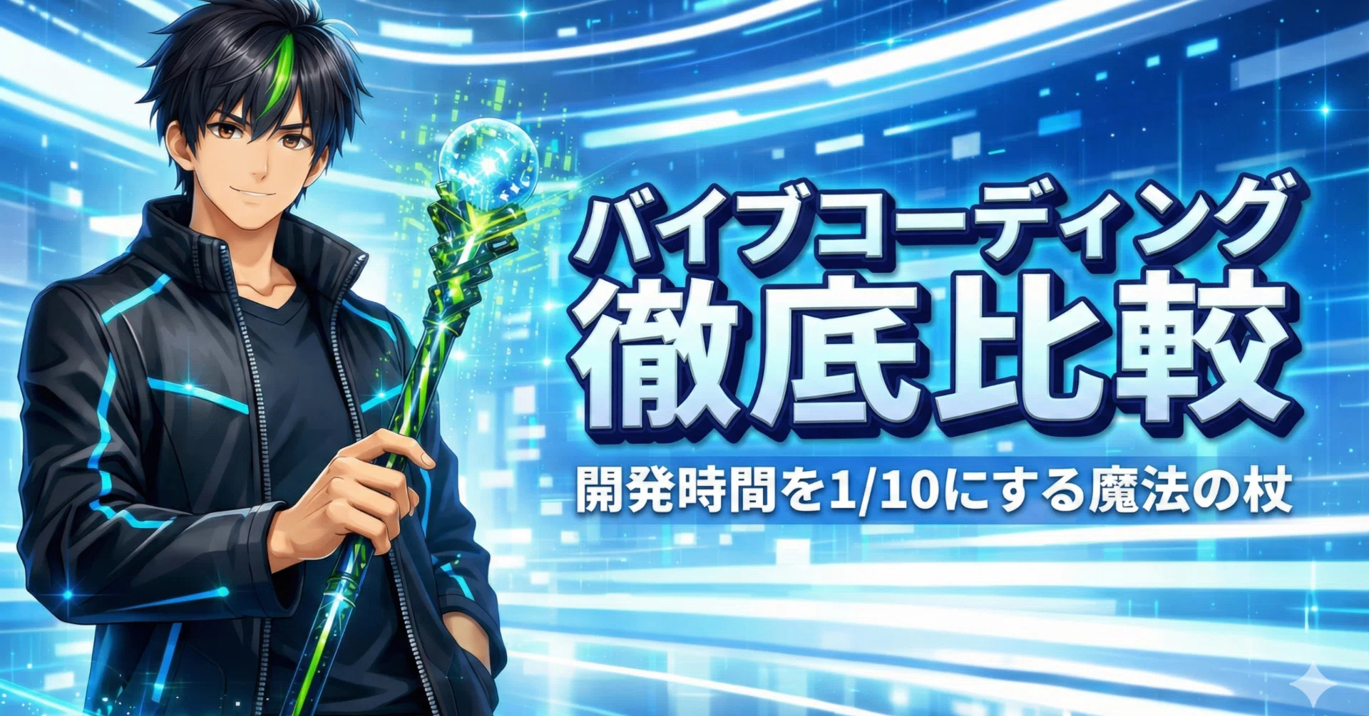最新バイブコーディングツール徹底比較！開発時間を1/10にする魔法の杖