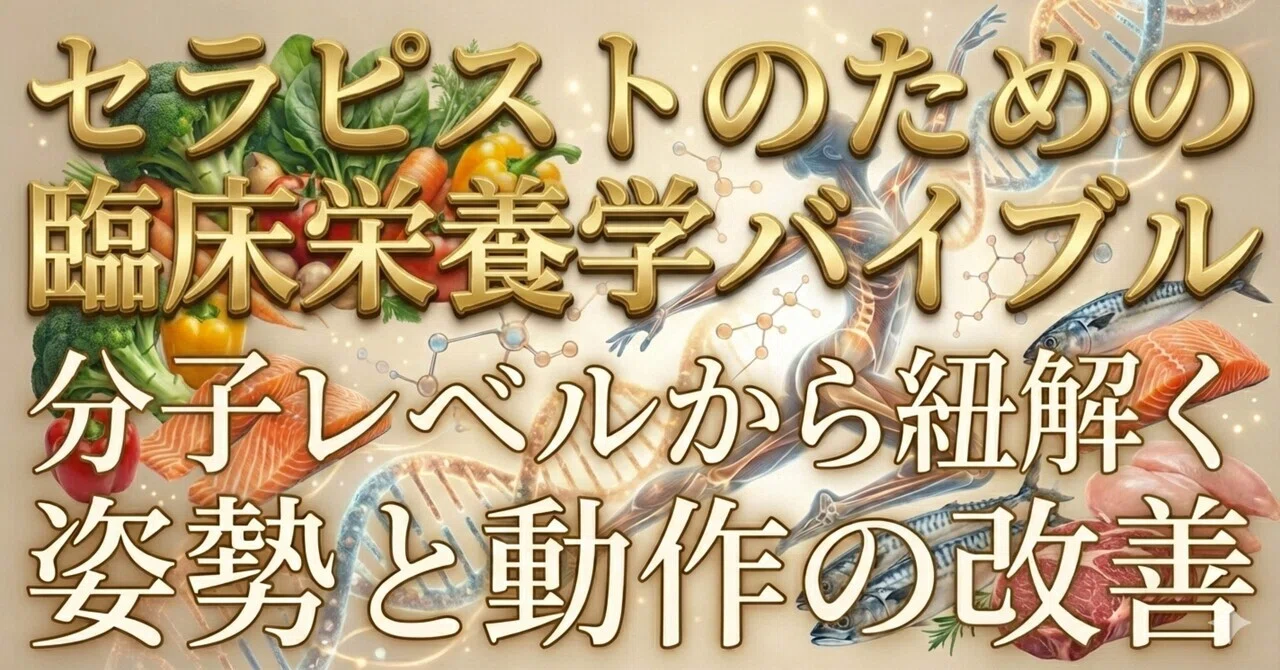 セラピストのための臨床栄養学バイブル：分子レベルから紐解く姿勢と 