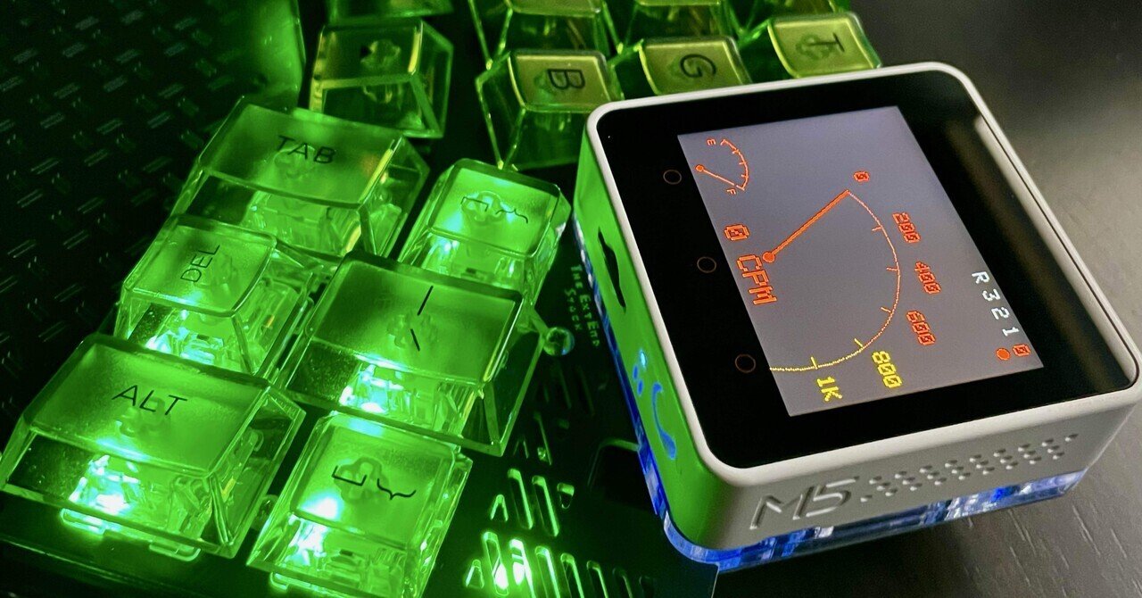 M5Stack×自作キーボードでゴキゲンなタイピングドライブといこうぜっ