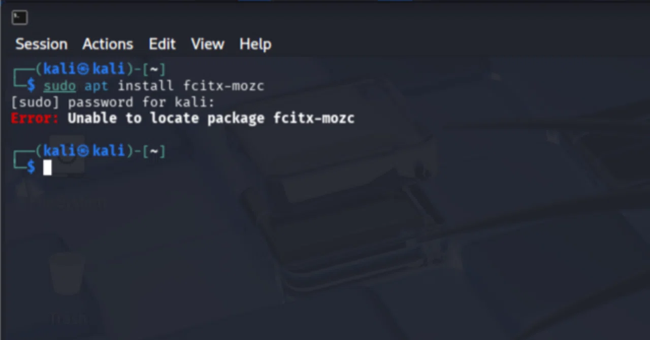 Kali Linuxにおける日本語入力環境構築不能事象に関するレポート