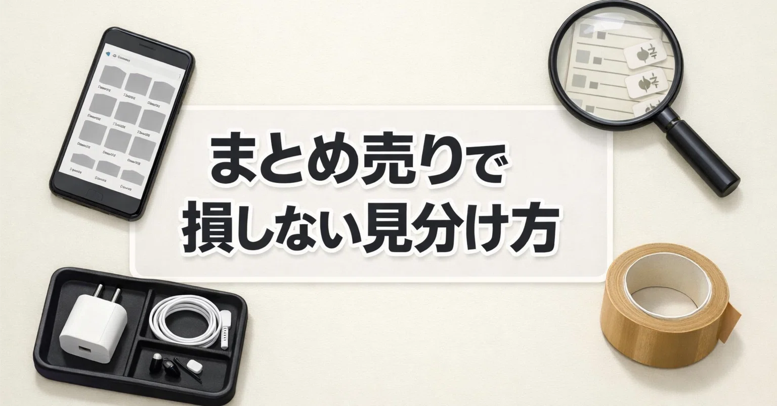 まとめ売りで損しない見分け方相場と欠品の確認で失敗を防ぐ実務ガイド
