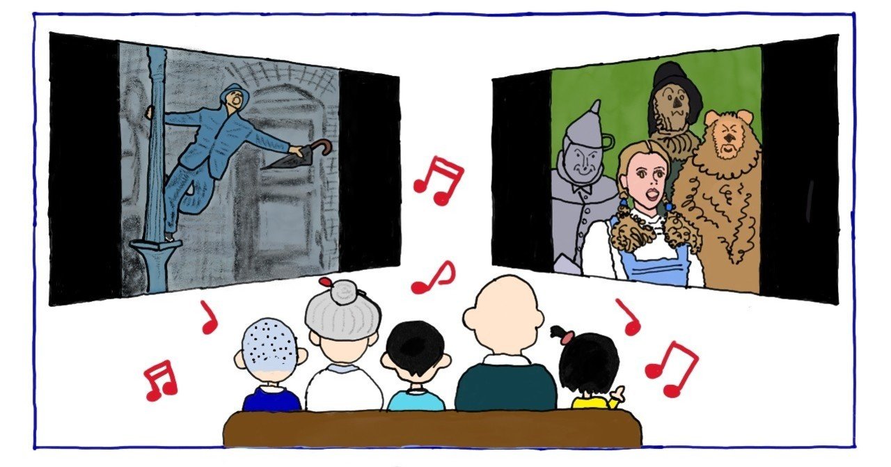 お子さんお孫さんと一緒に楽しめる映画 オズの魔法使 雨に唄えば 配信有 Stay Home Nobu 踊る大香港 Note