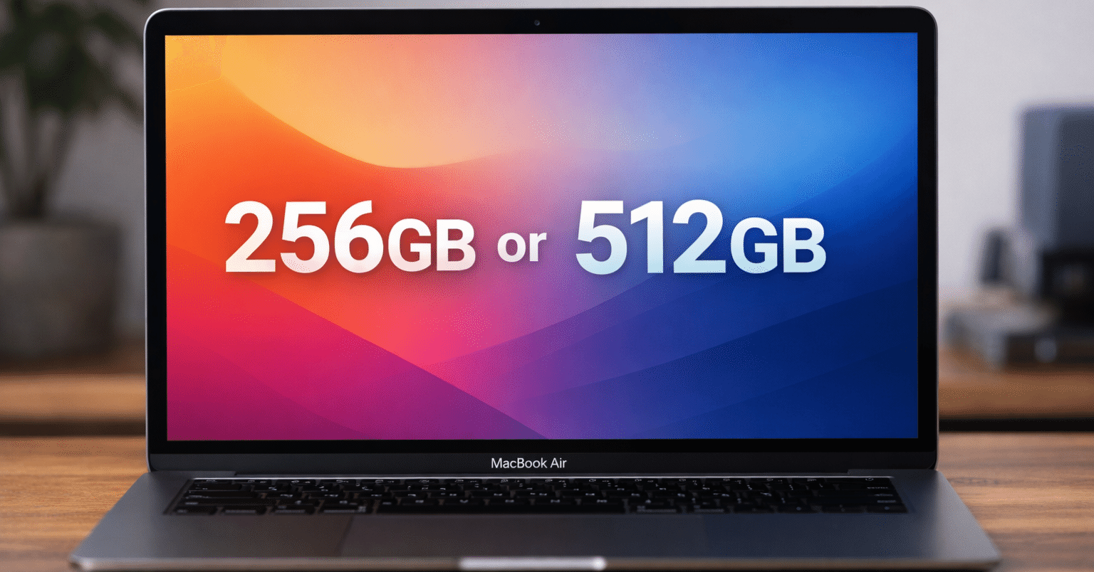 MacBook Airは256GBか512GBか｜後悔しないストレージ容量の選び方