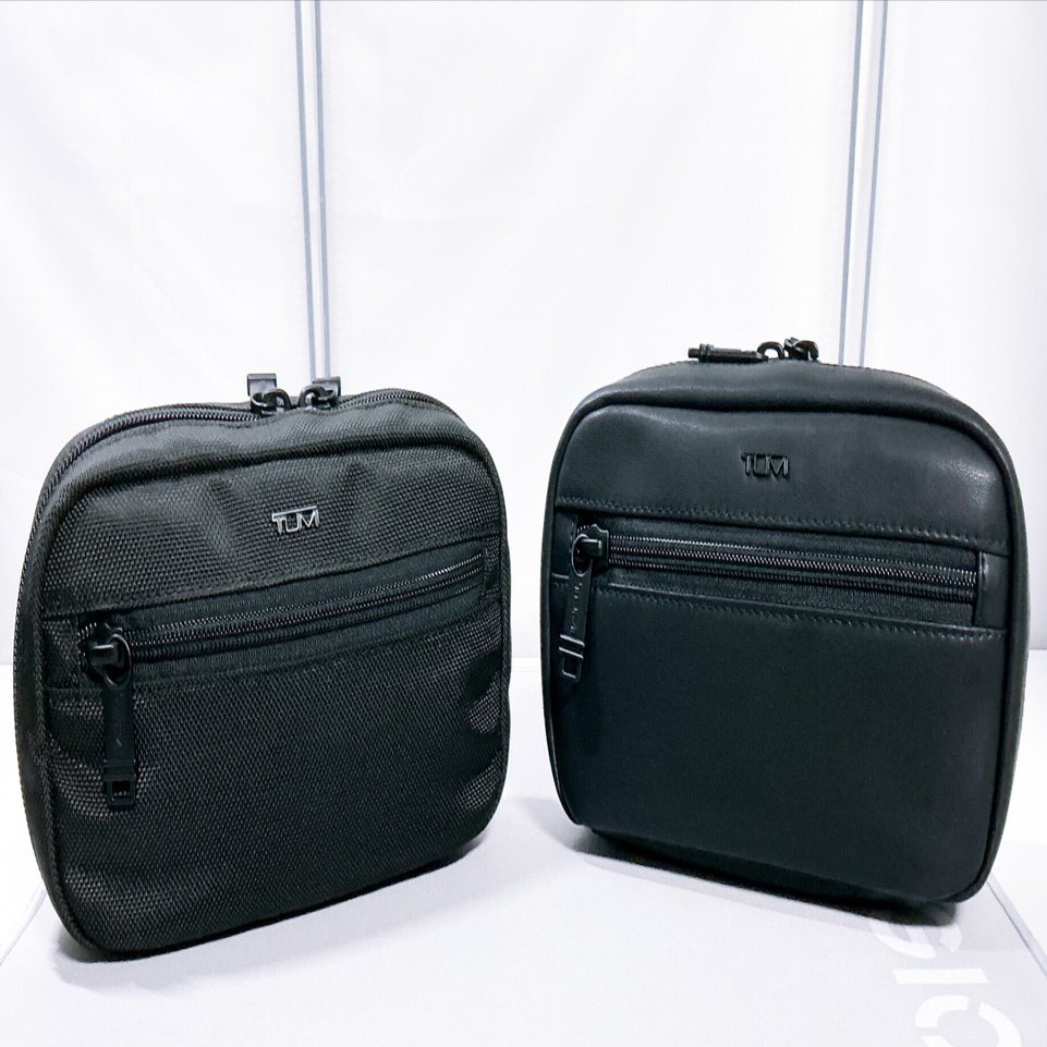 TUMI】レザーのポーチを購入してしまったので、開封して楽しむ【ジップ
