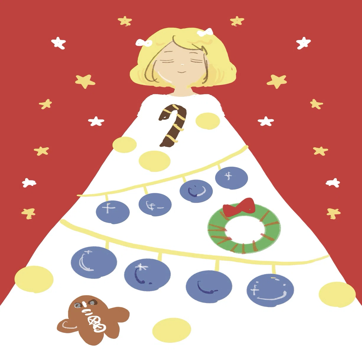 創作イラスト】うきうきクリスマス (12月28日までネップリ登録してます