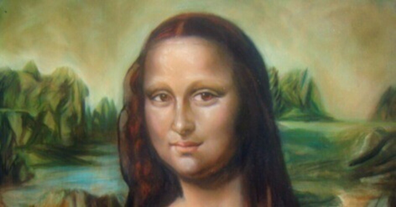 一日一絵（30）モナ・リザを描く｜都志良三