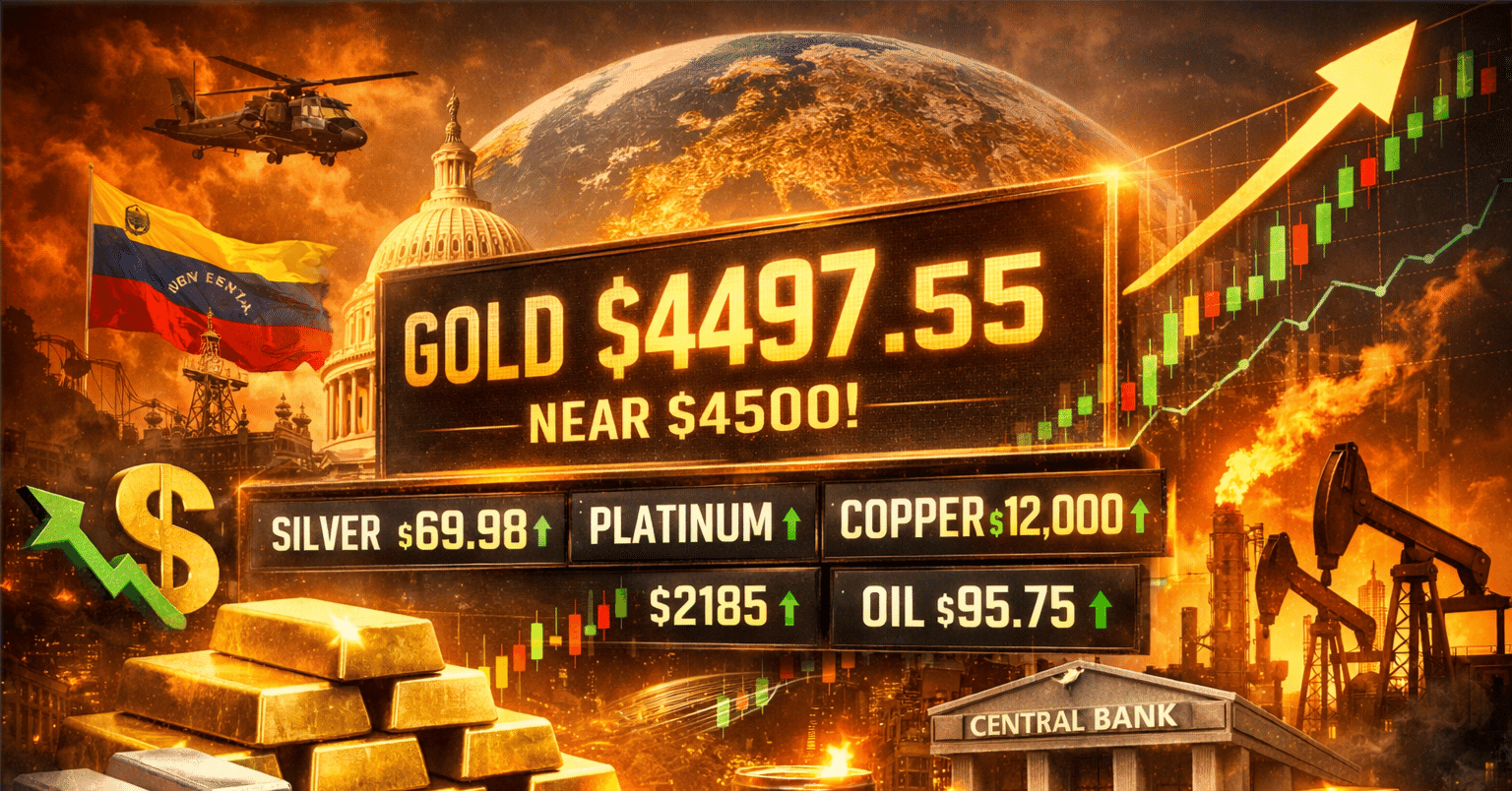 金は4,500ドル目前へーー史上最高値更新が示すのは「利下げ」より深い「通貨の実質価値」問題｜宮野宏樹