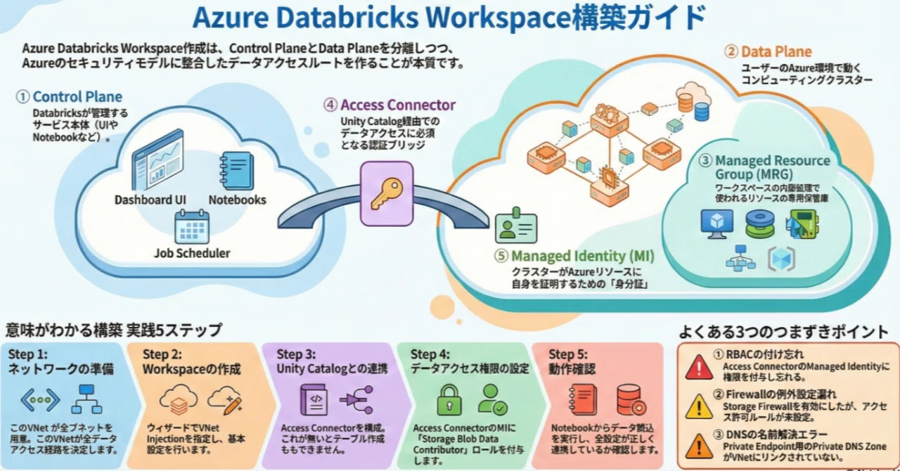 Azure × Databricks アーキテクチャ内部:Workspace構築｜Mellow Launch