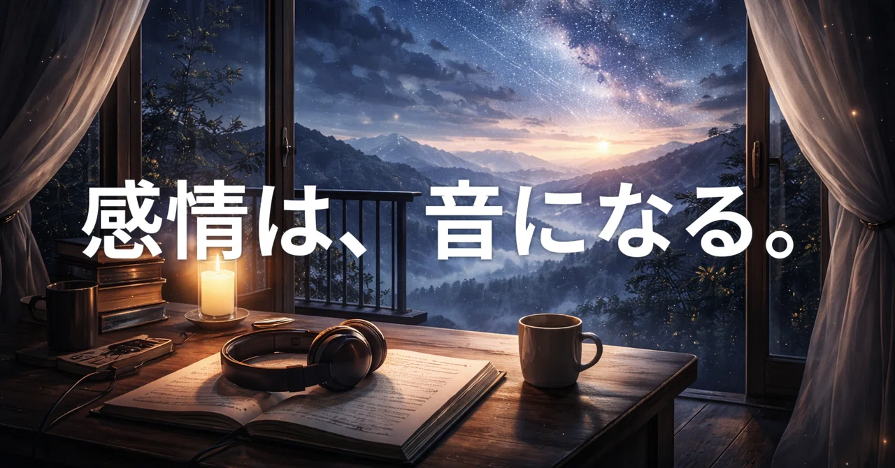 🎧 Emotions become sound. — A note documenting music for the night｜h ...