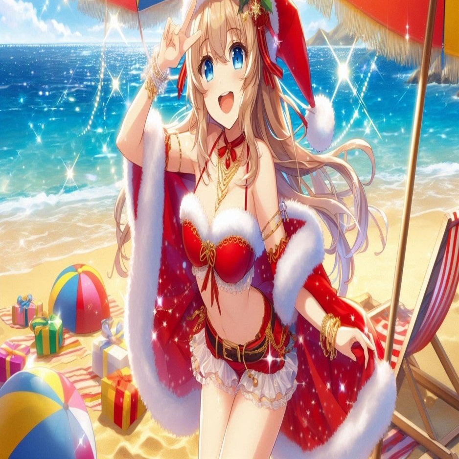 BingAI】【GPT-4o】クリスマスイブなんでサンタクロースっぽいのを出し