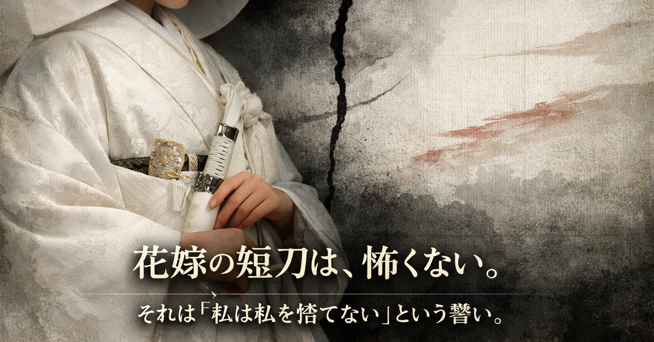 【保存版】なぜ日本の花嫁衣装に短刀（懐剣）が入っているのか──「縁起物」で終わらせない、人生の境界線の話｜中途重度障害者の「自分を大切にする生活」