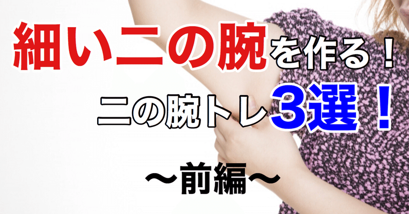 細い二の腕を作る 華奢な上半身になるためのレベル別トレーニング3選 前編 柴雅仁 ブログに書けない身体調整の全て Note 細い二の腕を作る 華奢な上半身になるためのレベル別トレーニング3選 前編 柴雅仁 ブログに書けない身体調整の全て Note