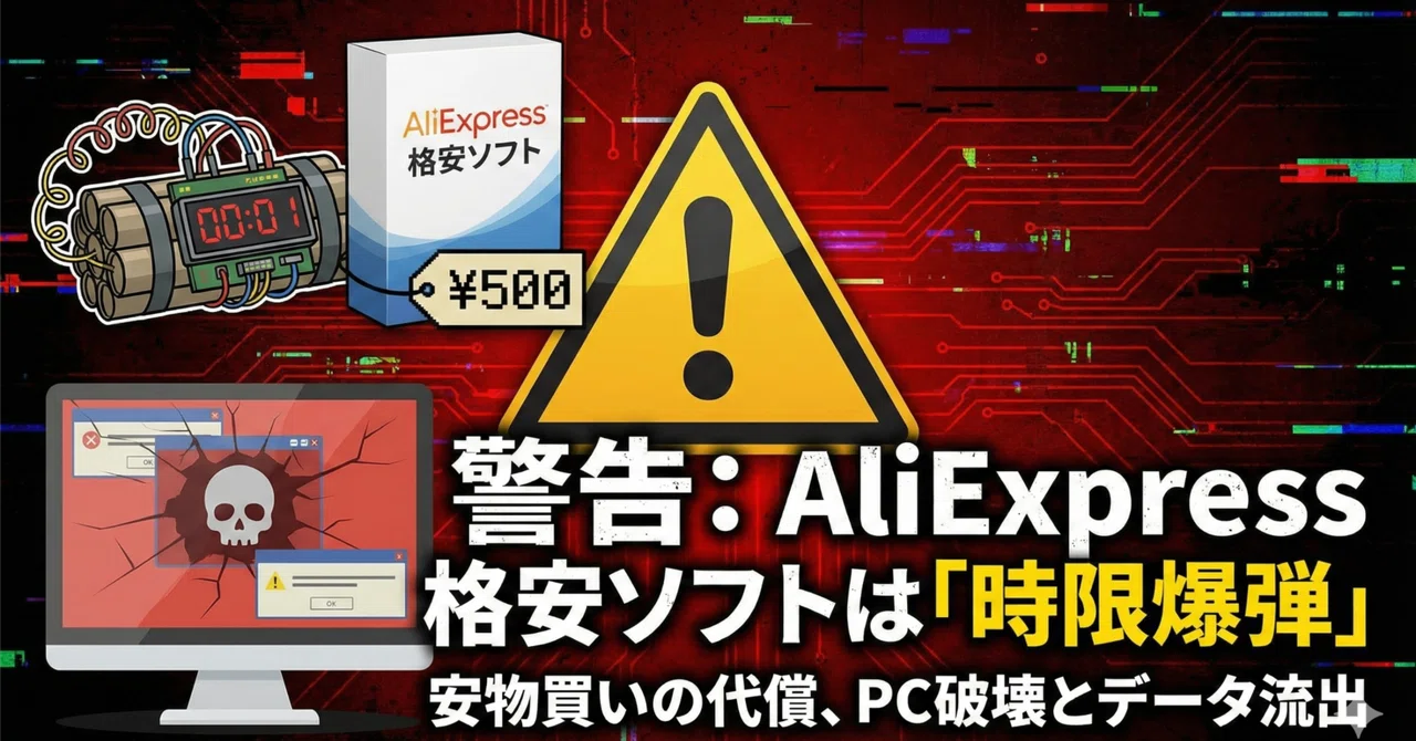 [Warning] Cheap software on AliExpress is a 