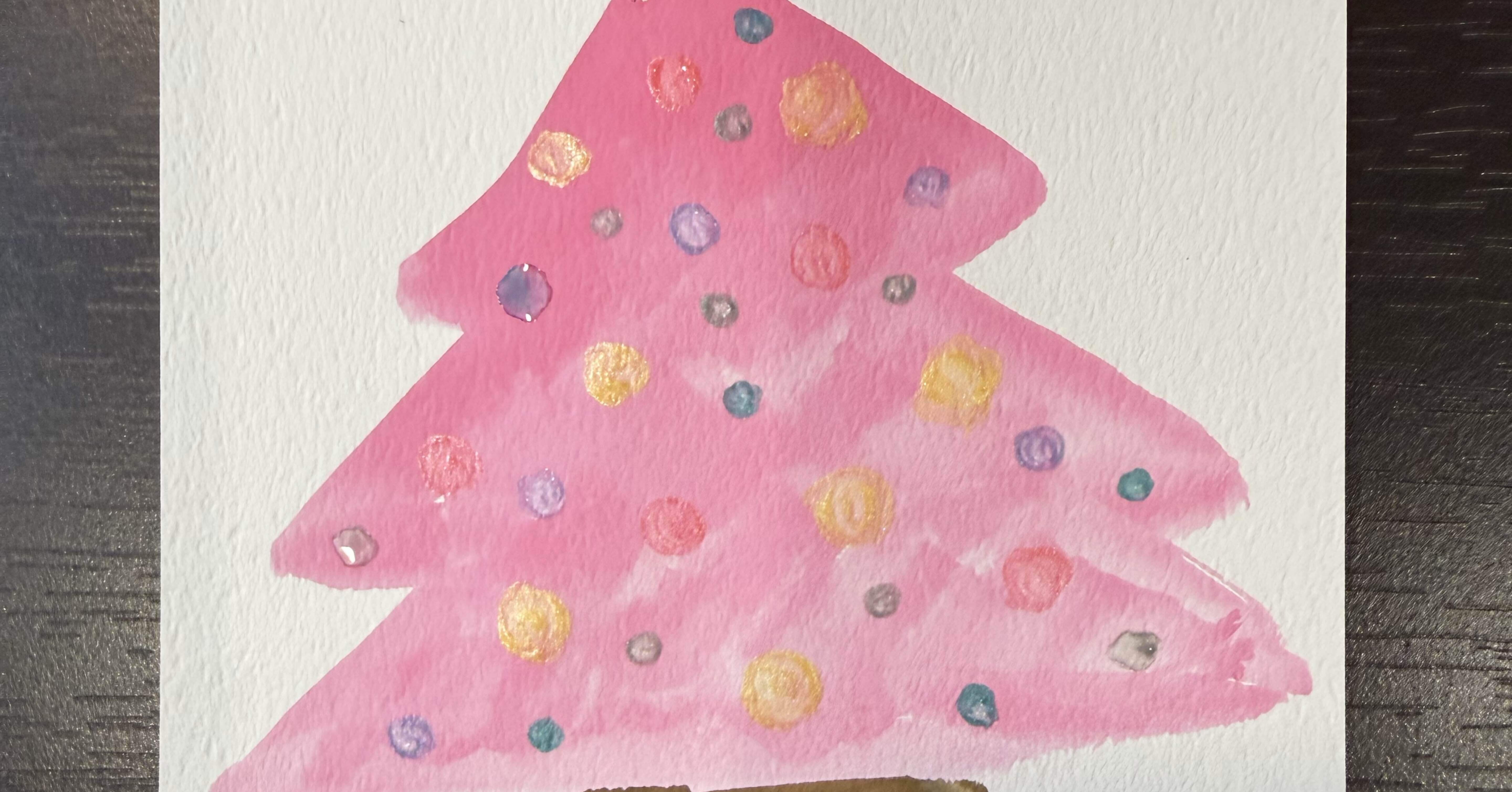 ピンクのクリスマスツリーが教えてくれた、“わたしだけの色で生きる