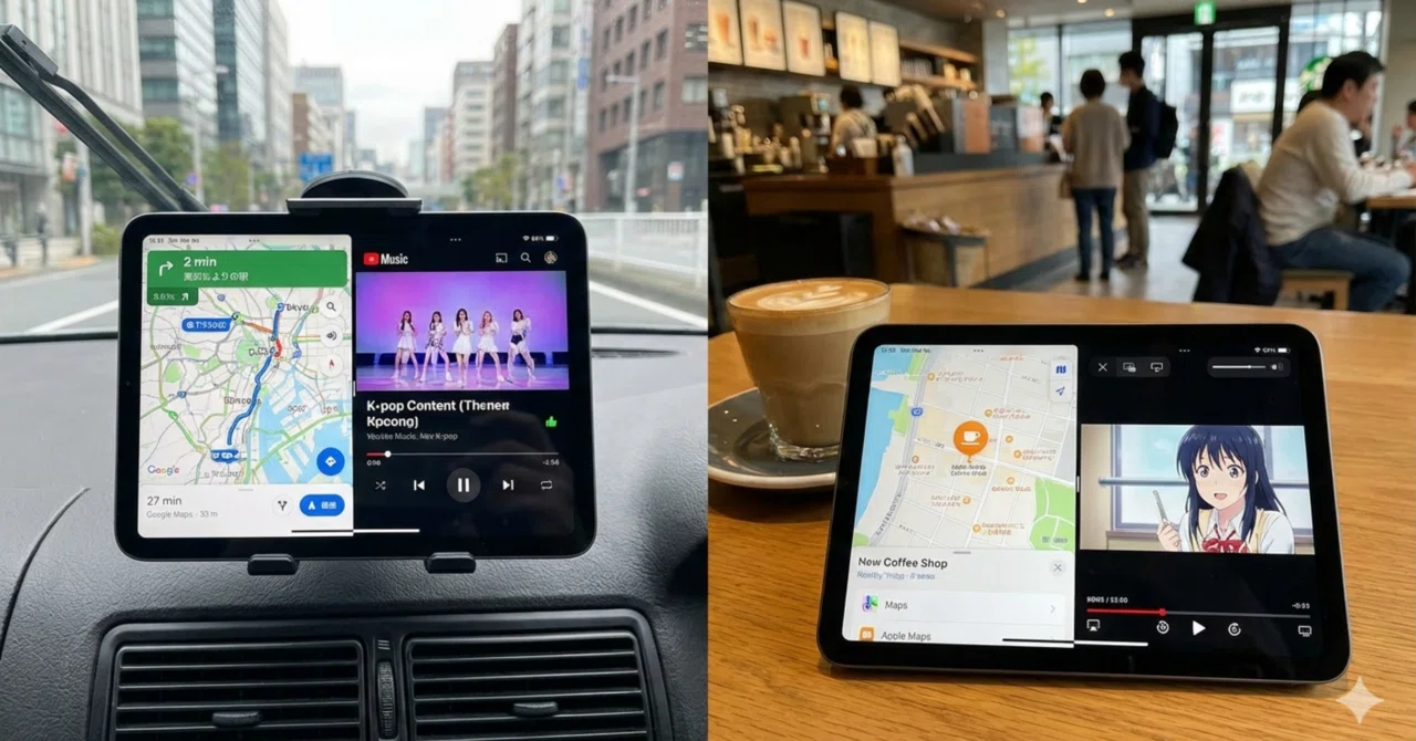 iPad mini セルラーモデルは、移動を「自由」にする最高の相棒｜ハリネ