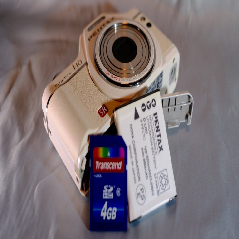 【美品・動作確認済み】PENTAX I-10 Amazon | PENTAX デジタルカメラ Optio I-10 パールホワイト OPTIOI