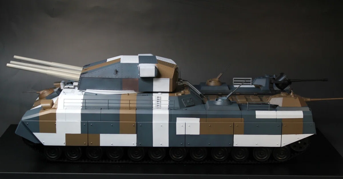 プラモデル】1/72 陸上巡洋艦 P.1000ラーテの製作｜ラロナチョ