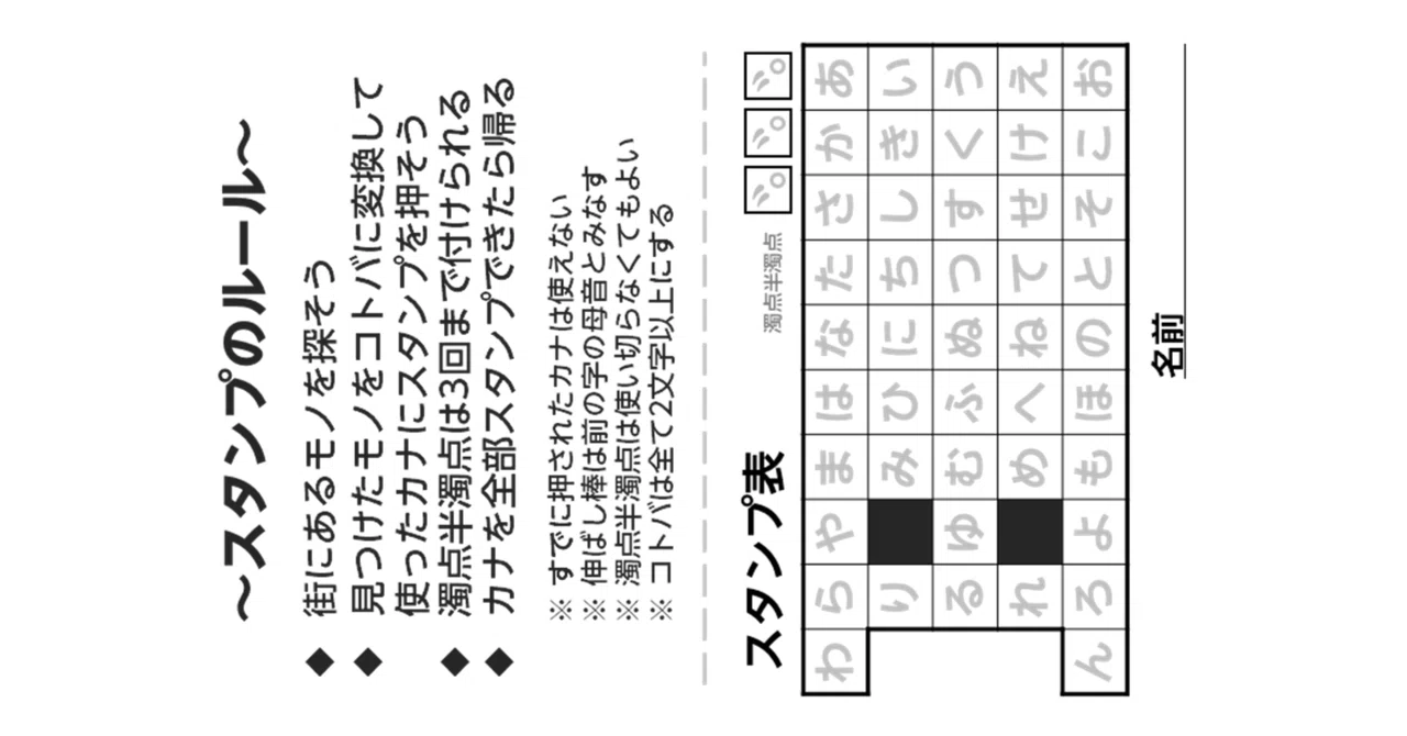 難しい】五十音スタンプラリーに挑んだ日｜ダブリング