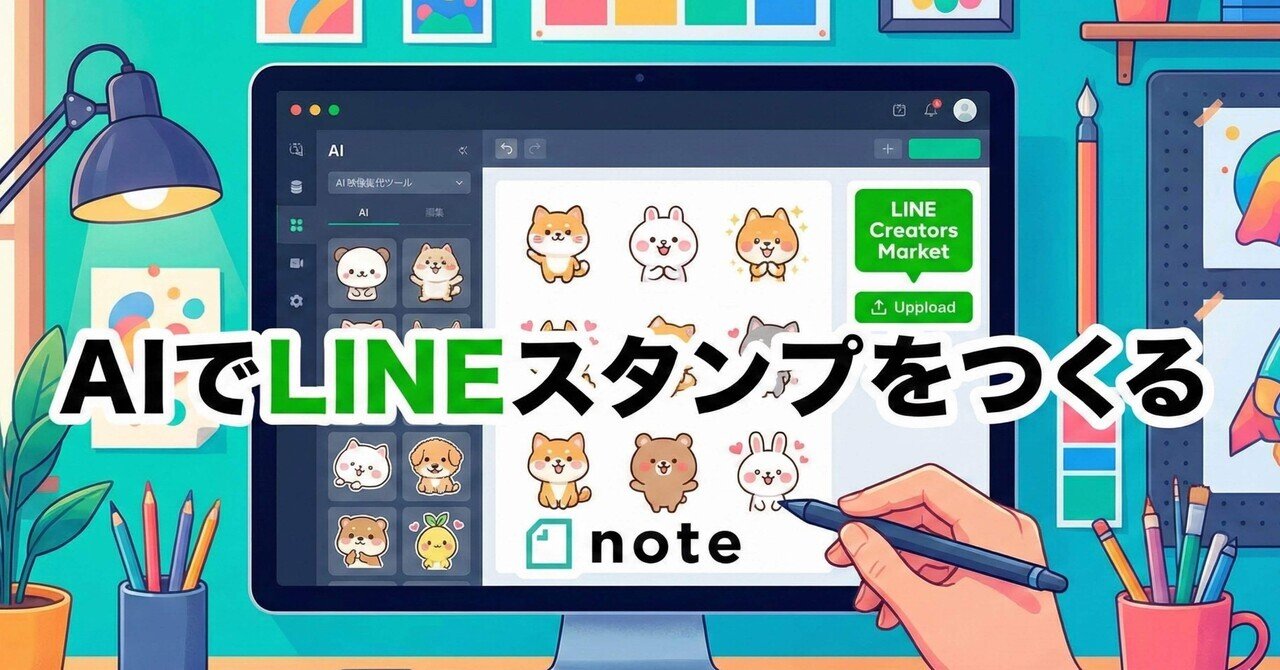 AIでLINEスタンプ作る方法 ②｜AIで一発逆転を狙う大学生