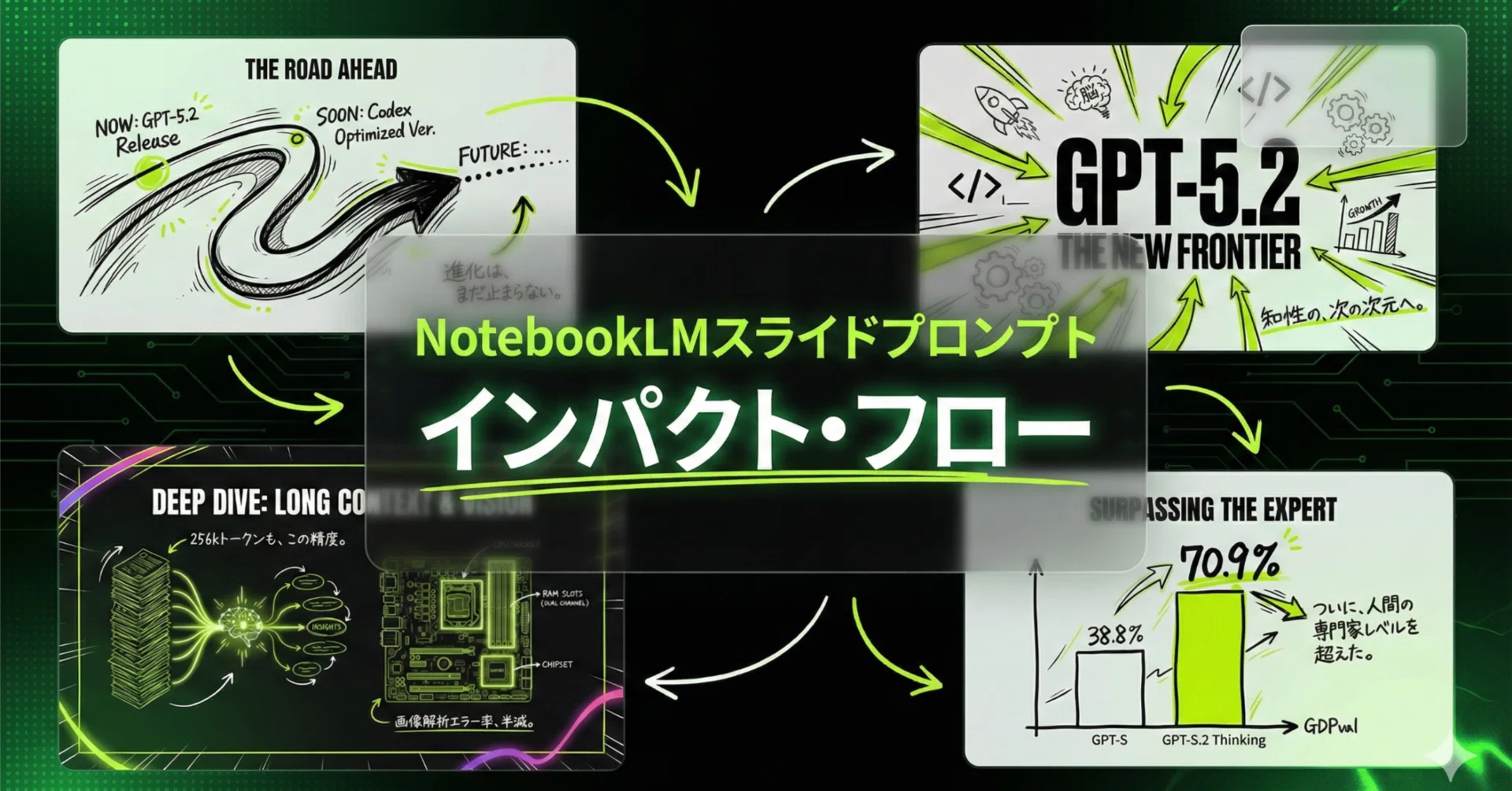 NotebookLMスライドプロンプト「インパクト・フロー」｜高梨洋平