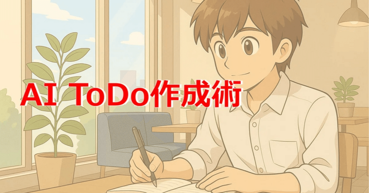 こと(翌日作成) 今日やることが決まらない」人のためのAI ToDo作成術｜ChatGPT部