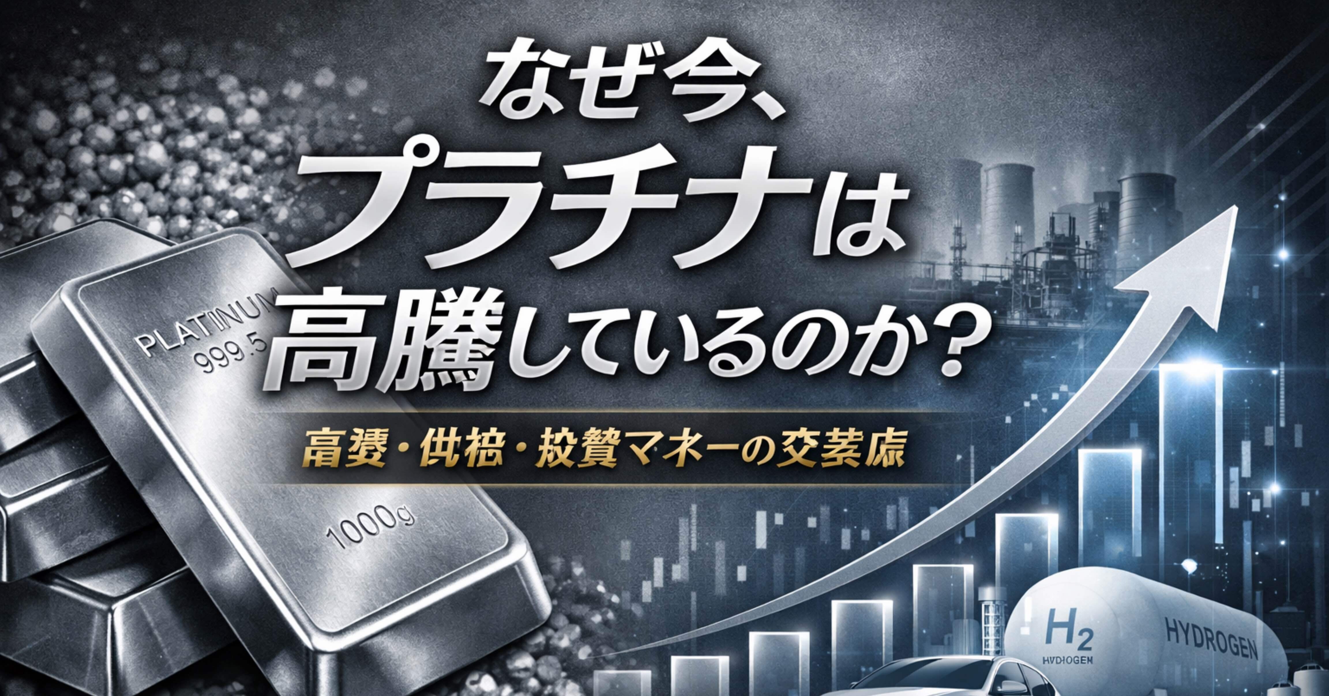 なぜ今、プラチナが高騰しているのか――見過ごされてきた貴金属に起きている“構造変化”｜ネコライダー