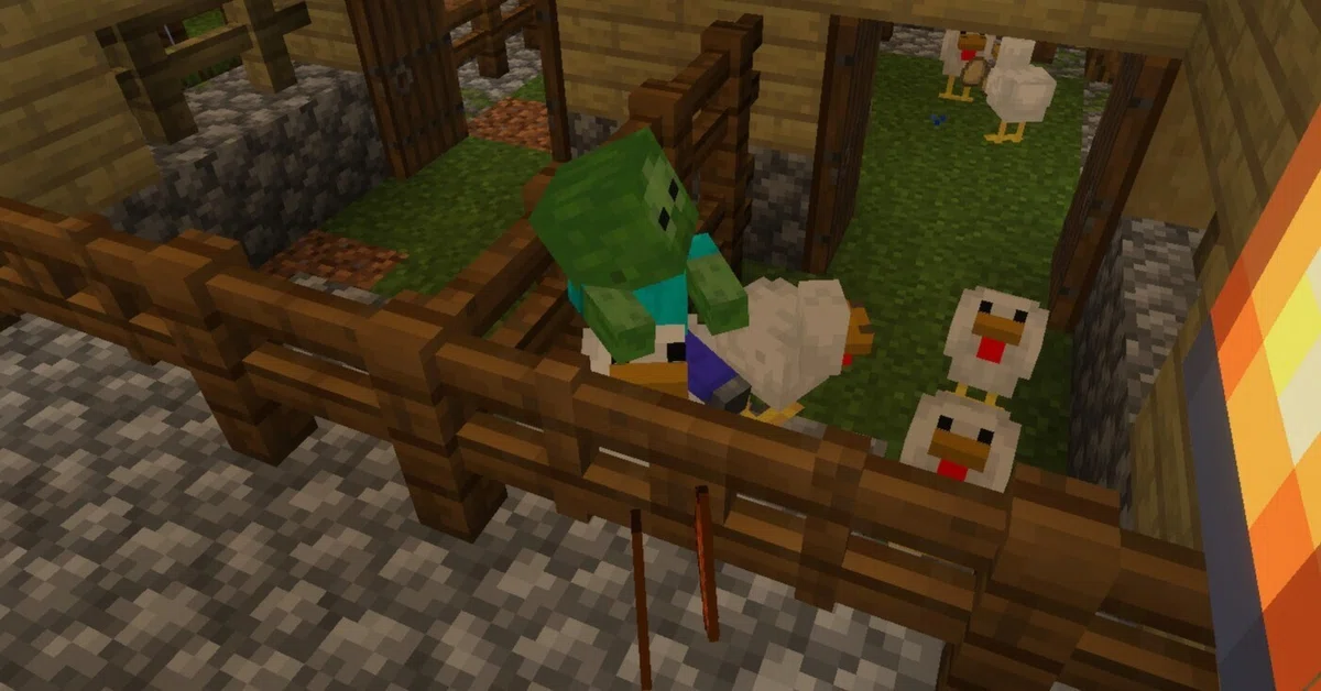 [Minecraft Diary #91] Super Rare Item! Lava Chicken Record!!｜ 太郎