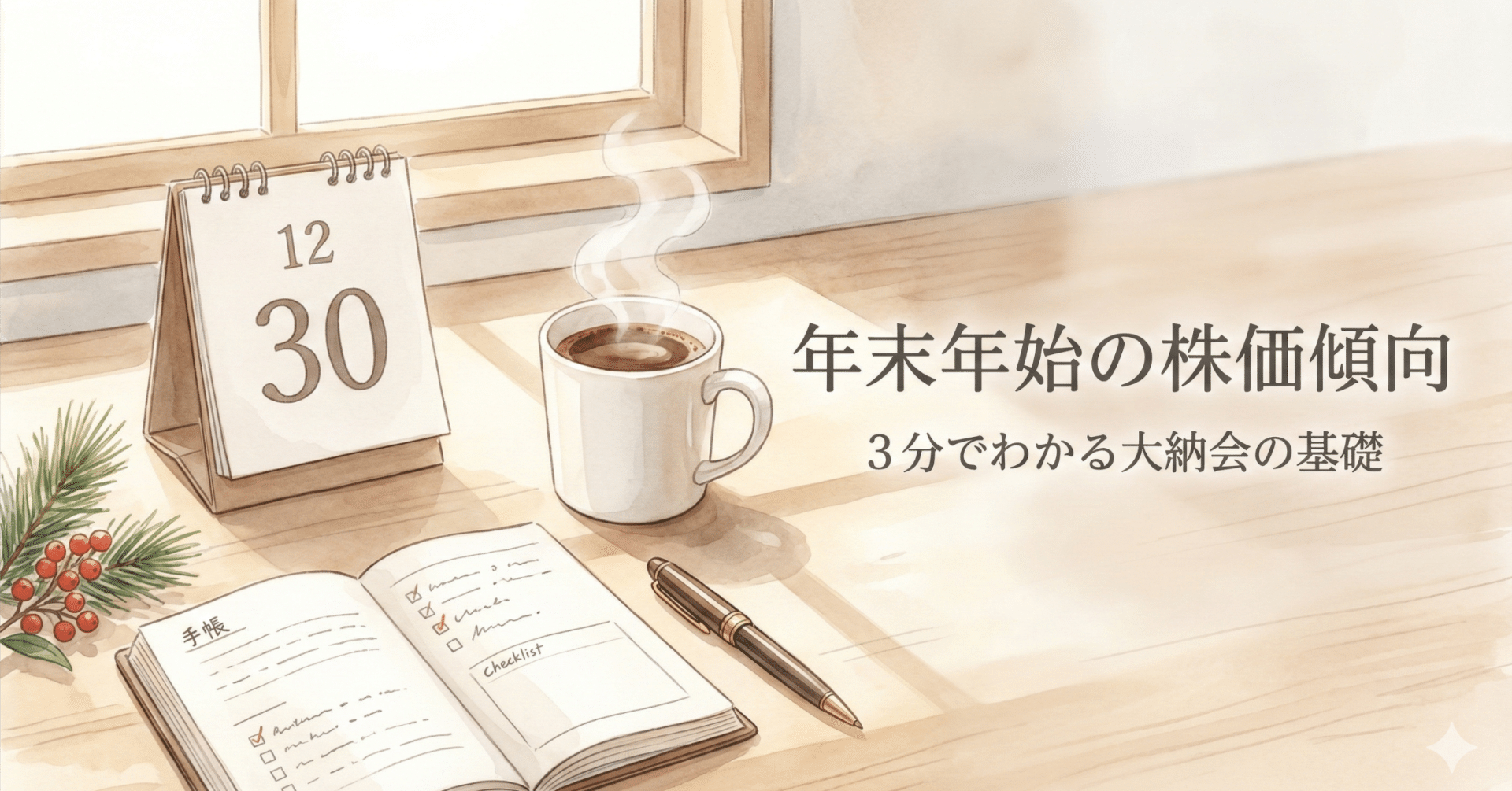 大納会のトリビアと基礎知識｜年末年始の株価はどう動く？｜Suika
