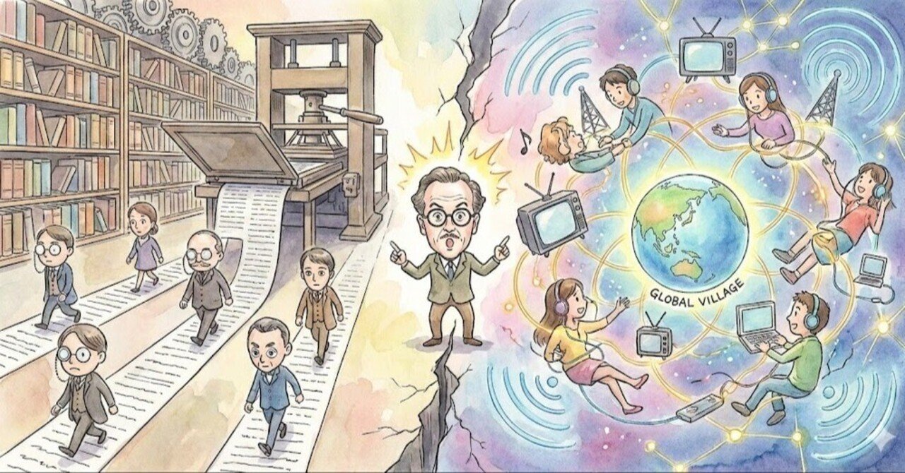 マクルーハン『グーテンベルクの銀河系』｜5分で名著