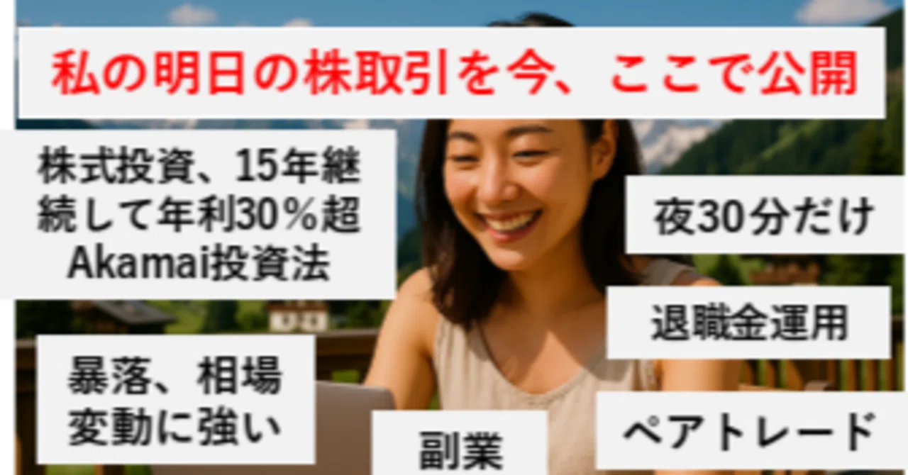 明日の予定と今日の結果 12/24｜さる爺 Akamai校長