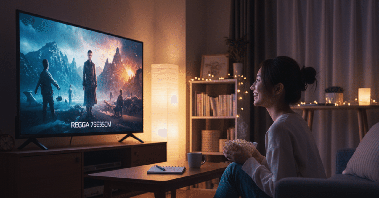 ❤高輝度22000lm❣狭い部屋でも映画館の様な雰囲気で映画を大満喫♪❤ 75インチのレグザが欲しい！狭い部屋で夢見る「映画館のある暮らし