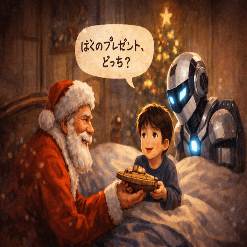 3分で読めるAI小説 : あわてんぼうのサンタクロースvs 天才プレゼント