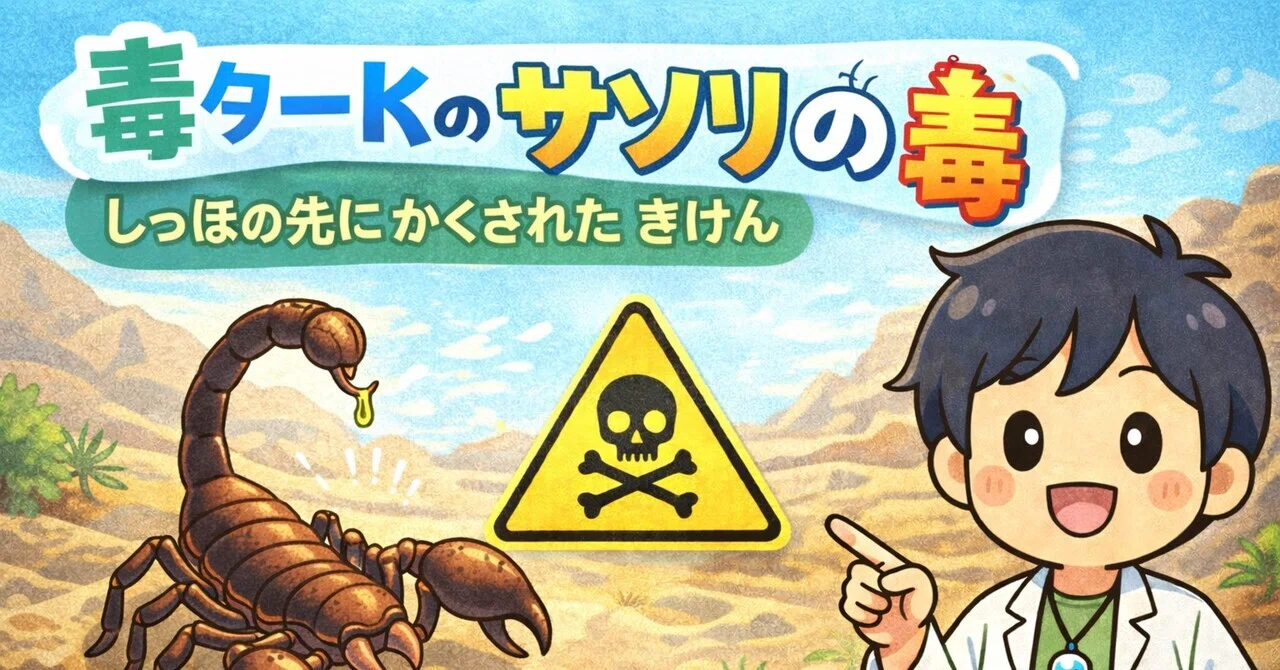 第5回 さそりの毒｜毒ター@K