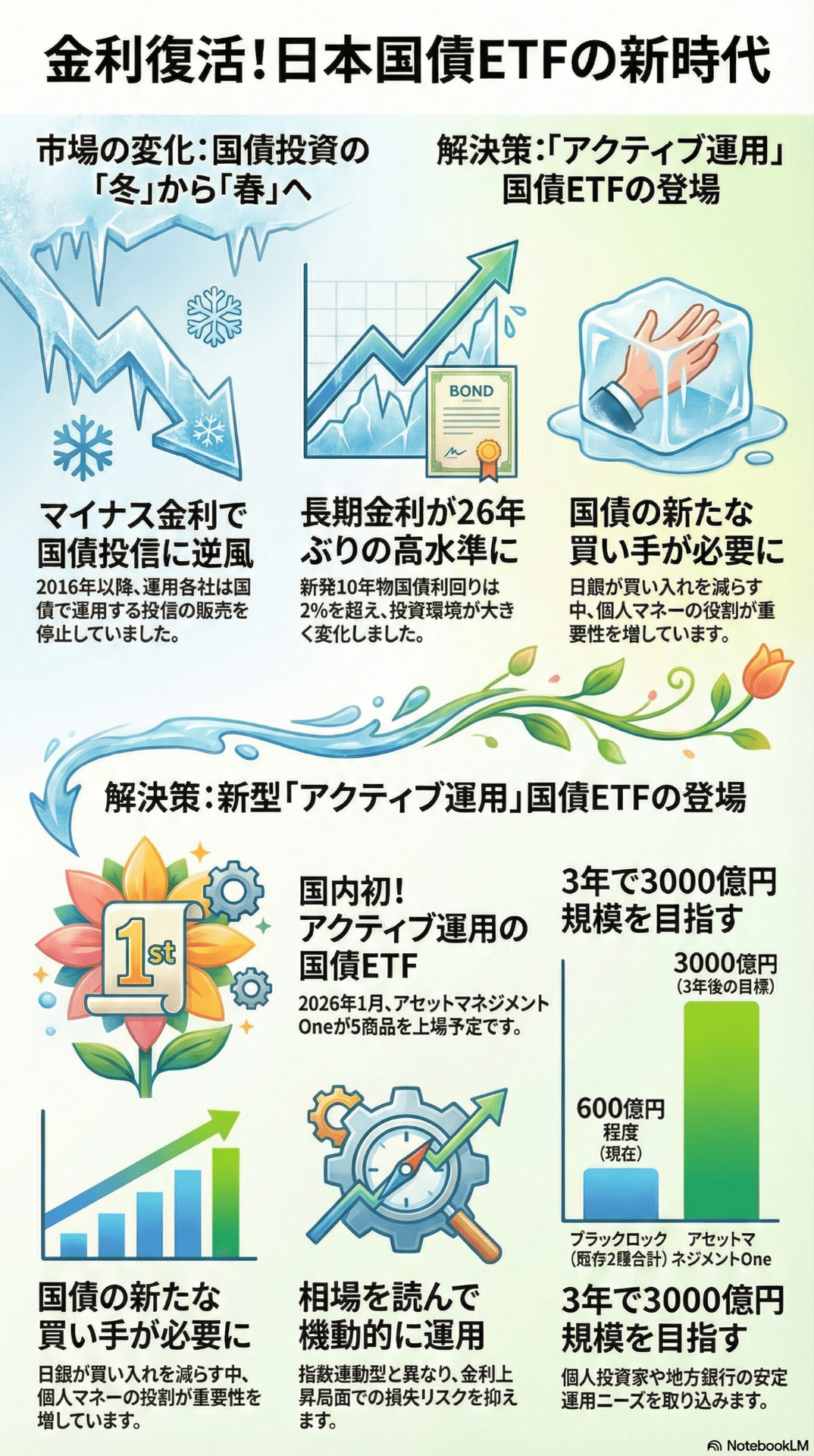 金利復活】国債ETFが熱い？アセマネOneの新商品が「投資の常識」を変える理由｜hirouo