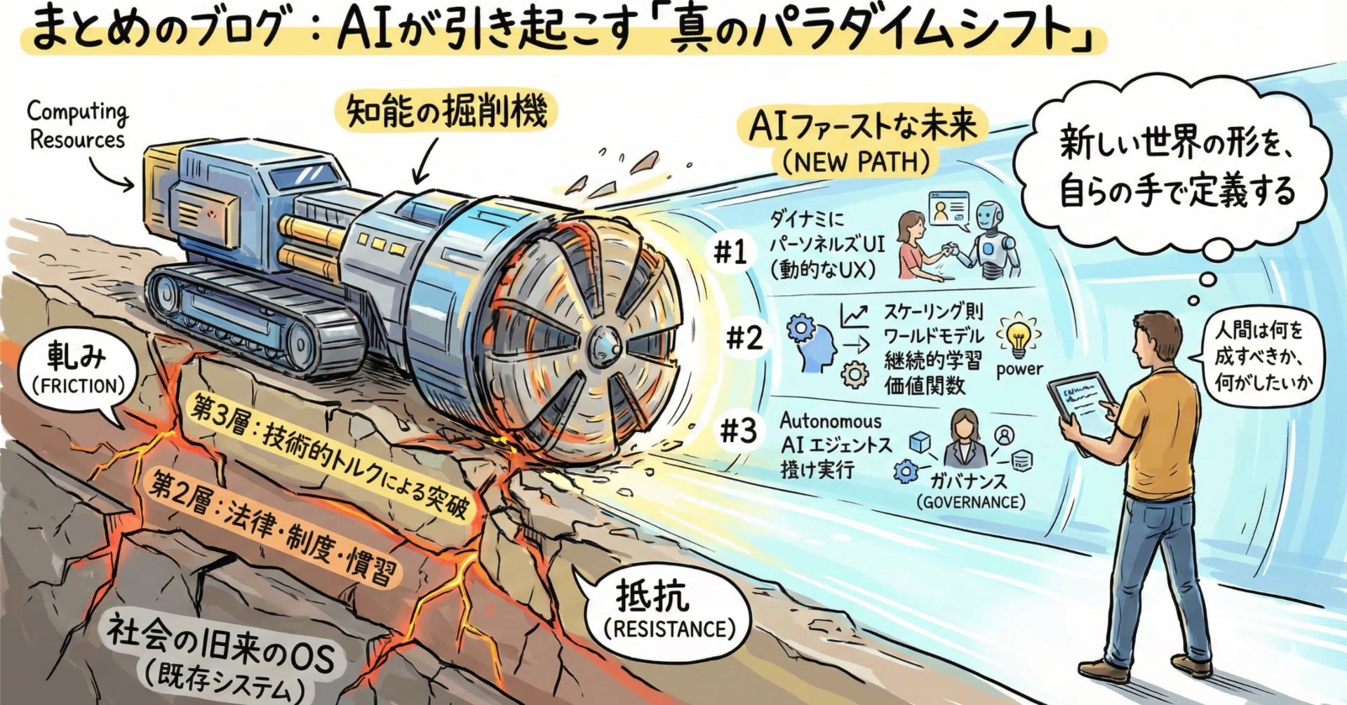 AIがパラダイムを揺さぶるフェーズ」というお題で想像を膨らませてみる