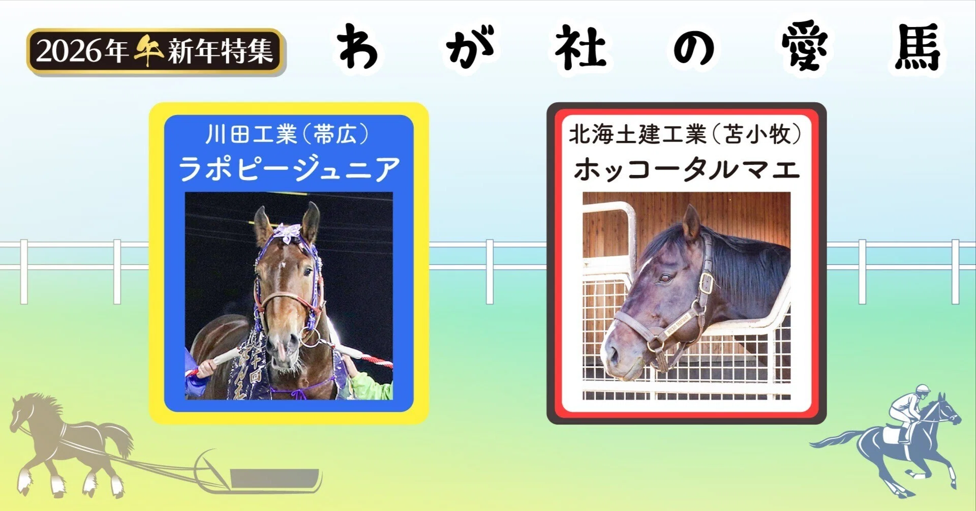新年特集2026】北海道の馬文化支える建設業界の馬主｜e-kensinニュース