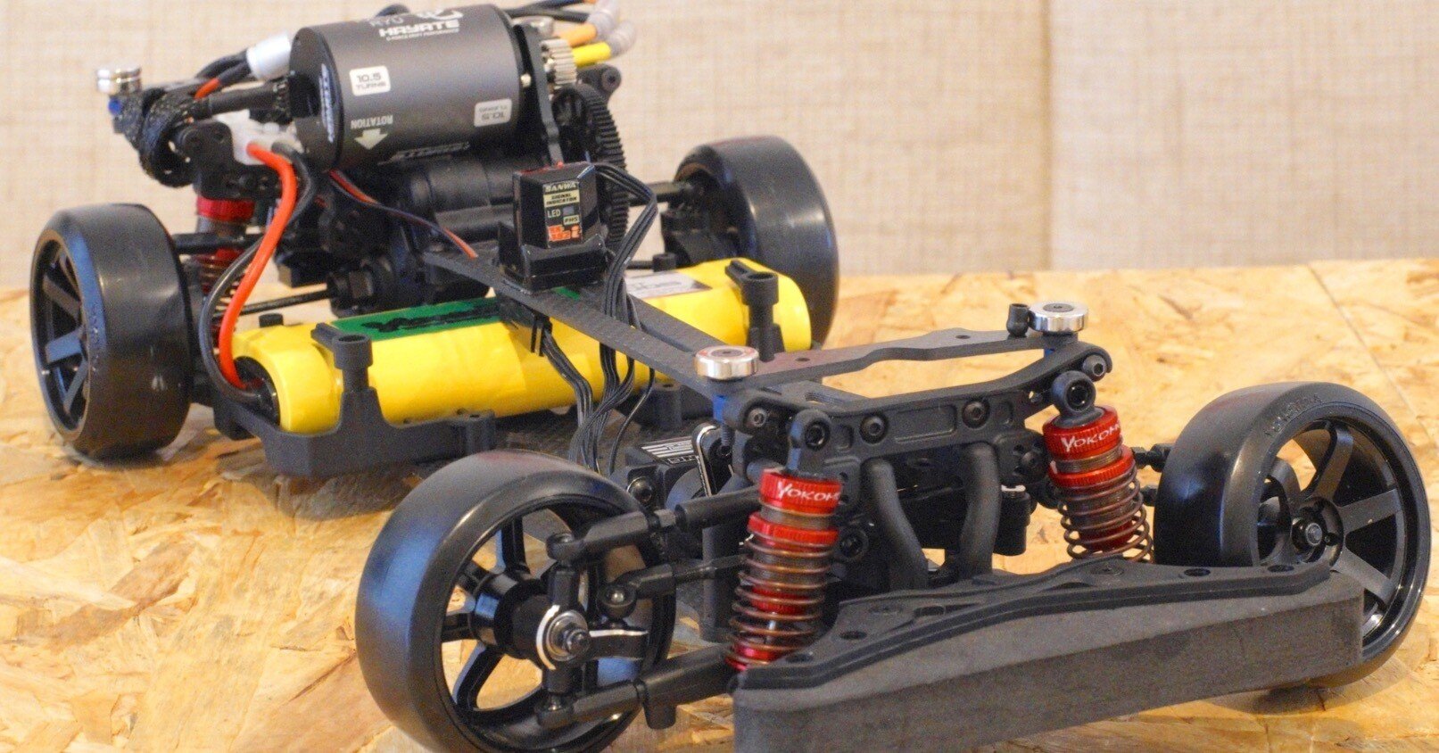 ご依頼品] Yokomo RD2.0 にジャイロ・Samwa M17・カーボンバンパー