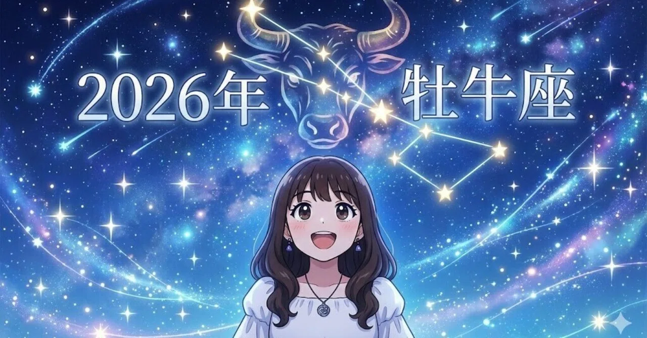 2026年 牡牛座の運勢】 価値観と現実が、大きく切り替わる年 ✨｜進士