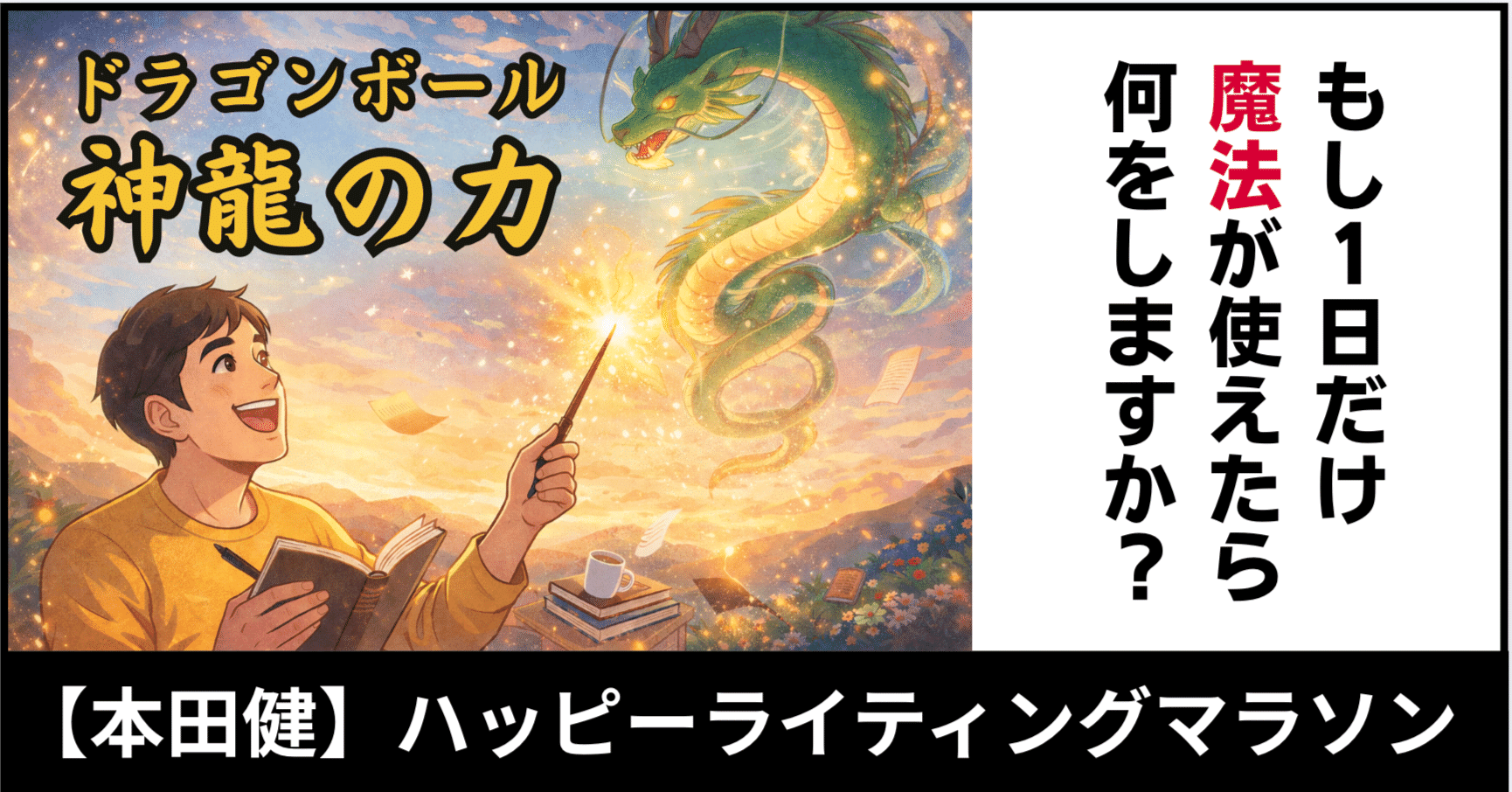 もし、ドラゴンボールの神龍（シェンロン）が現れたら、僕ならこの